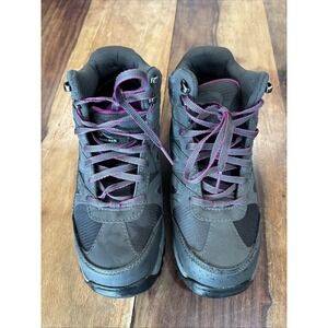 Workload  Oil Resistant Black & Pink Steel Toe Safety Shoe Women's Size 8 US